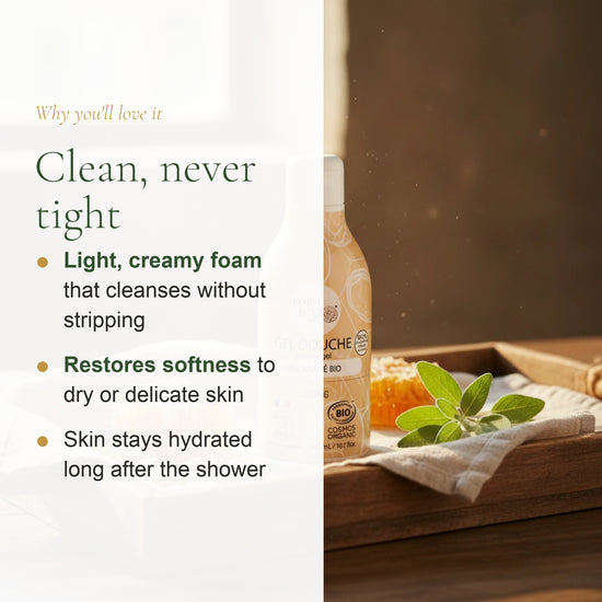 Organic Honey & Shea Shower Gel – slide 2