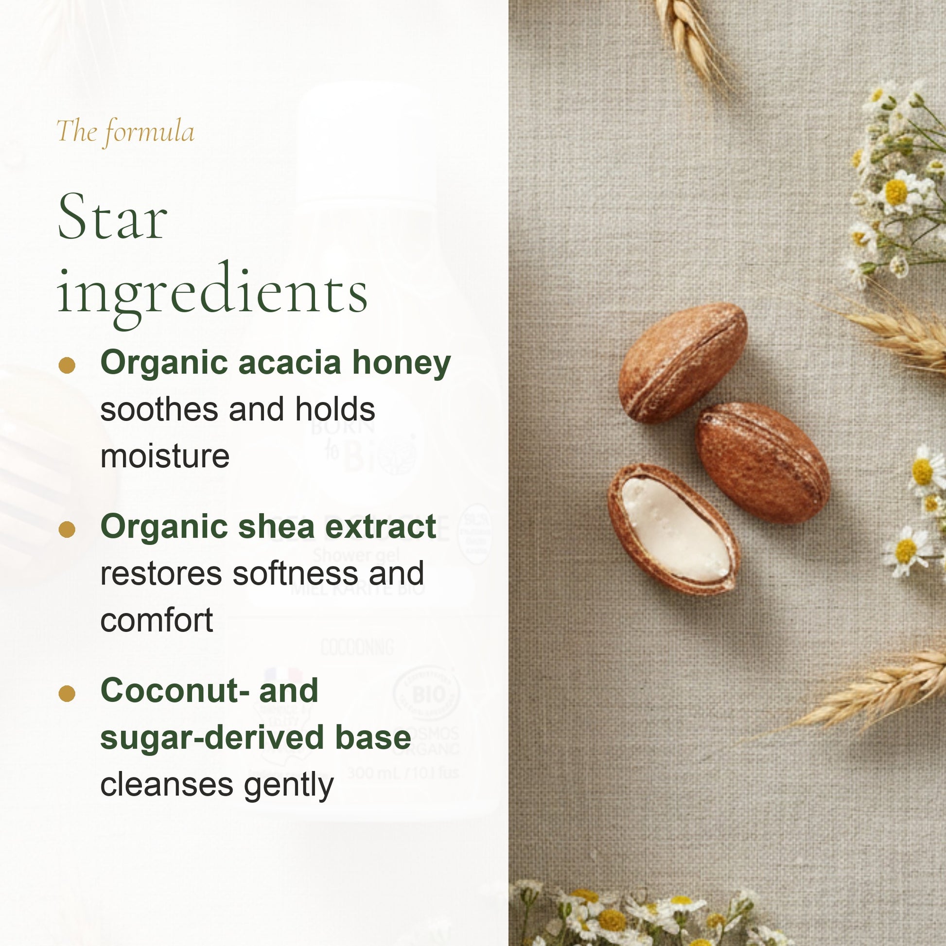 Organic Honey & Shea Shower Gel – slide 3