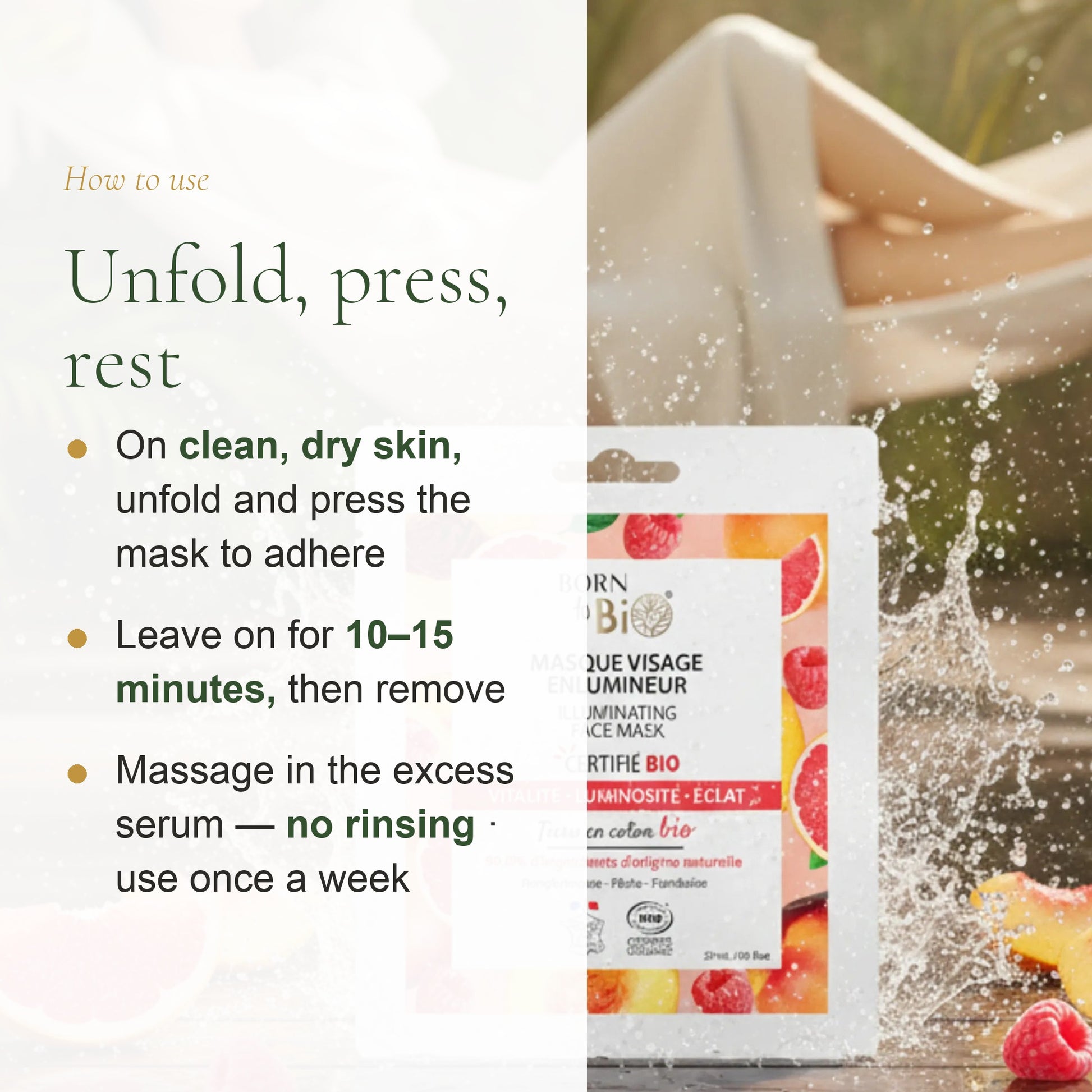 Organic Illuminating Cotton Face Mask – slide 6