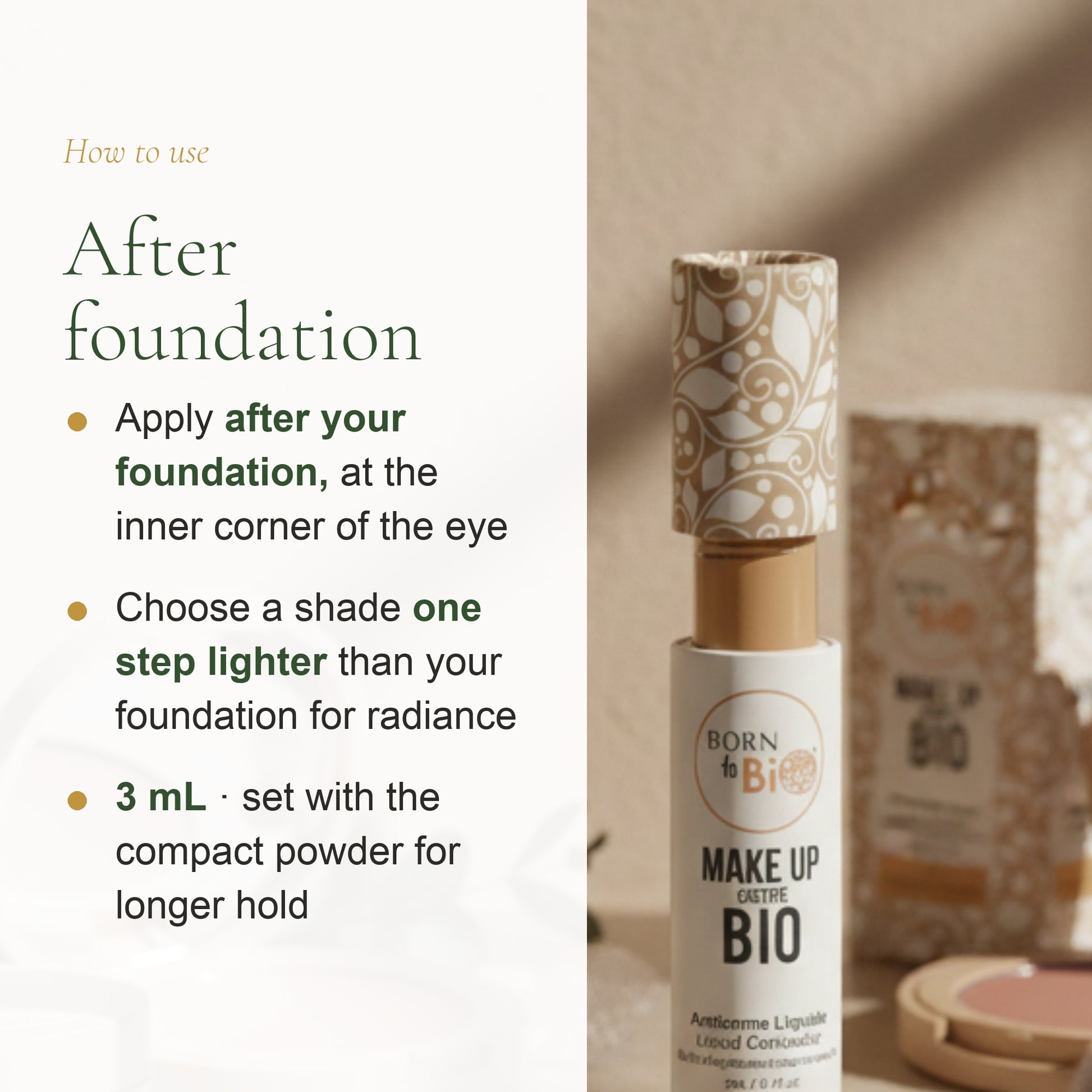 Organic Liquid Concealer – French Formula – slide 6