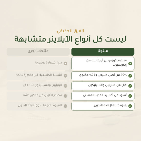 آيلاينر سائل عضوي – تركيبة فرنسية | بورن تو بيو فيشي – شريحة 5