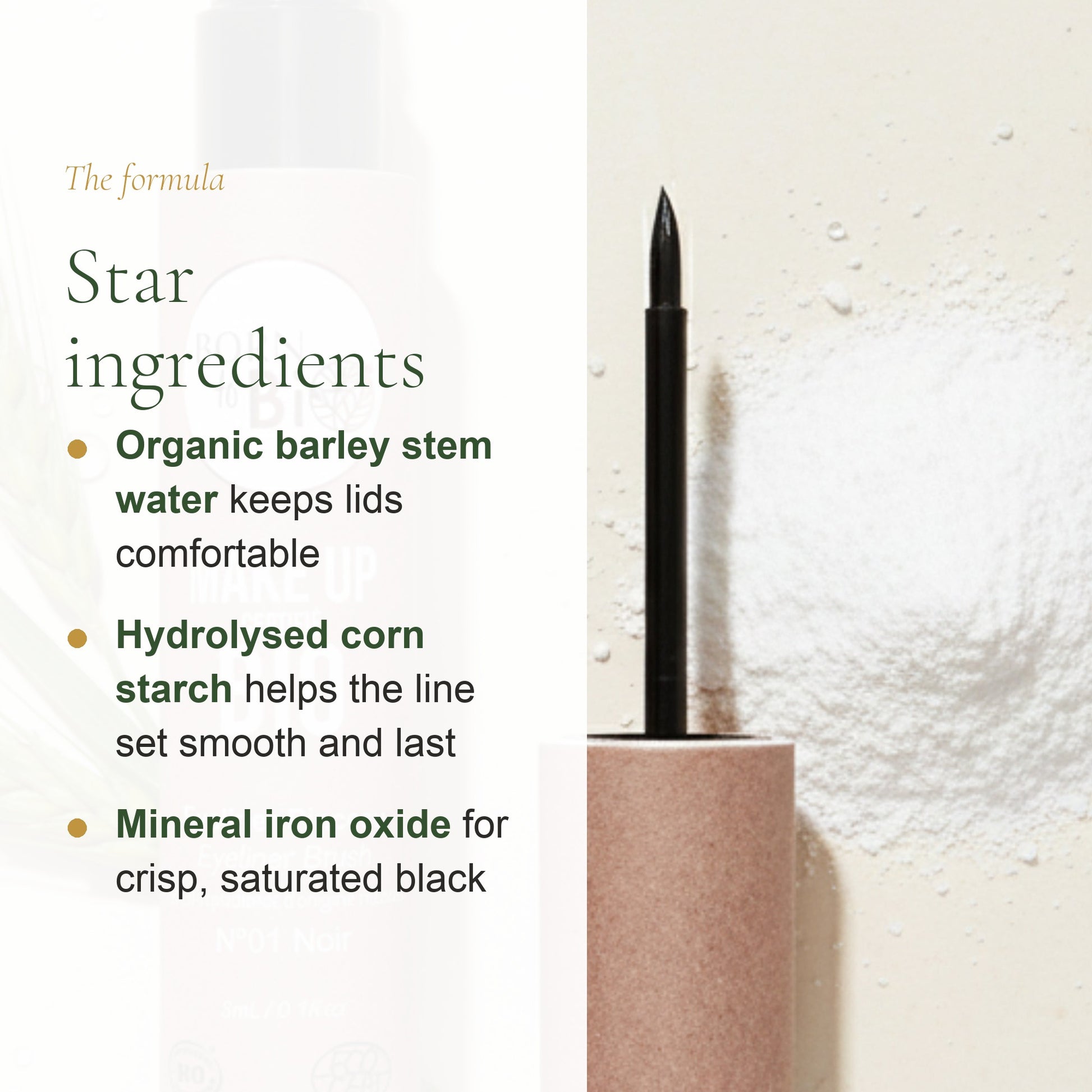 Organic Liquid Eyeliner – French Formula – slide 3