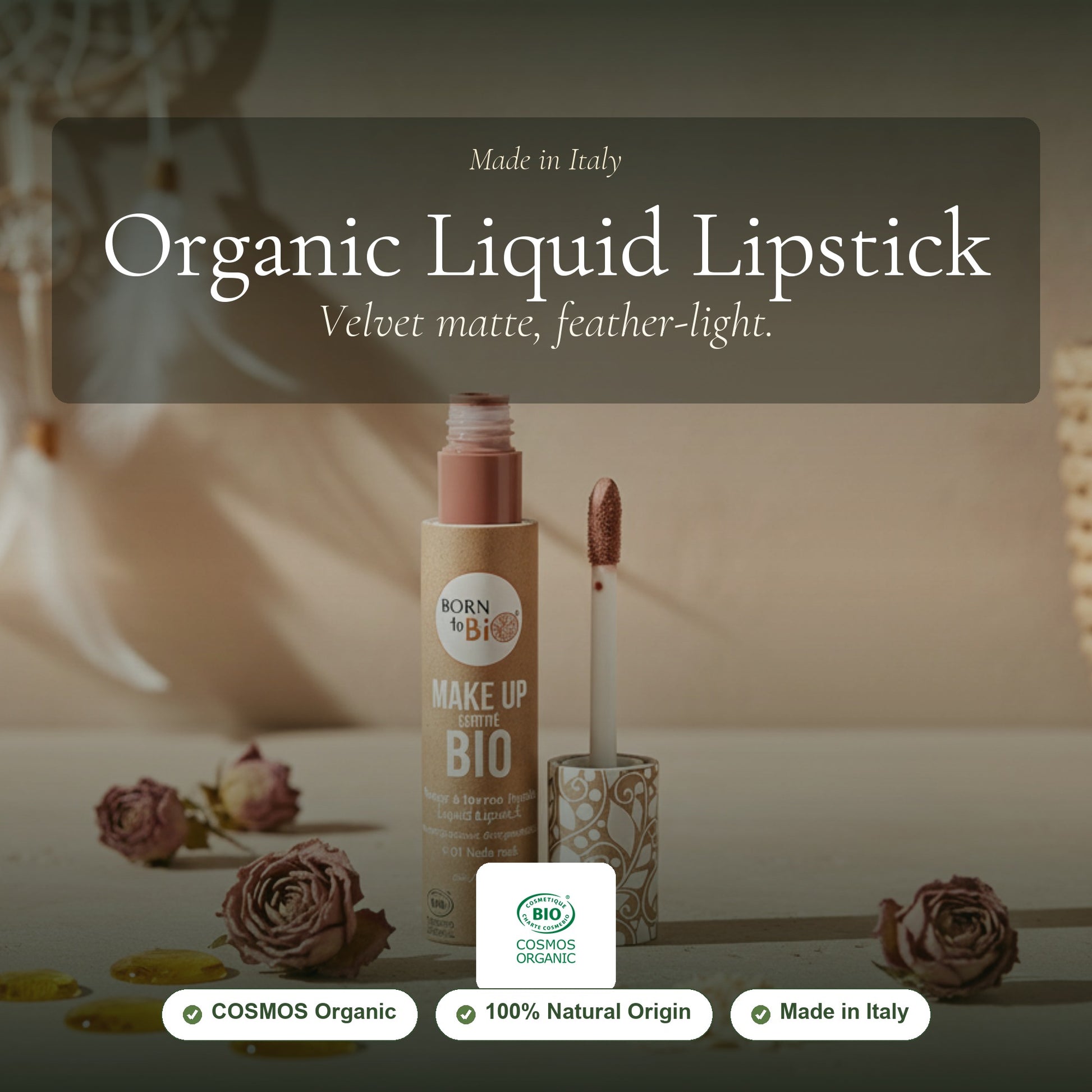 Organic Liquid Lipstick – French Formula – slide 1