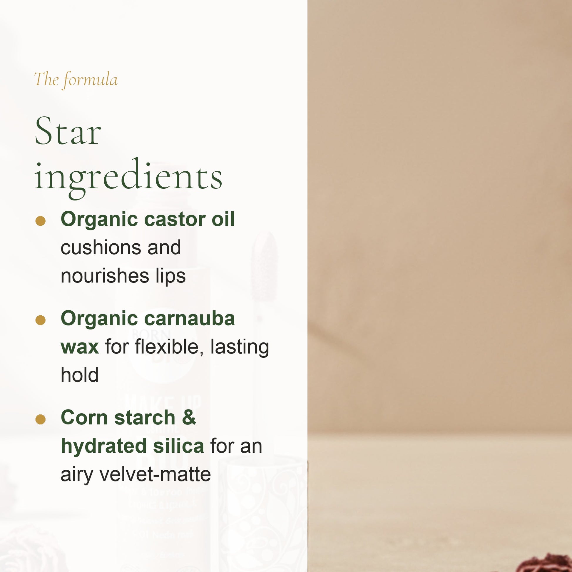 Organic Liquid Lipstick – French Formula – slide 3
