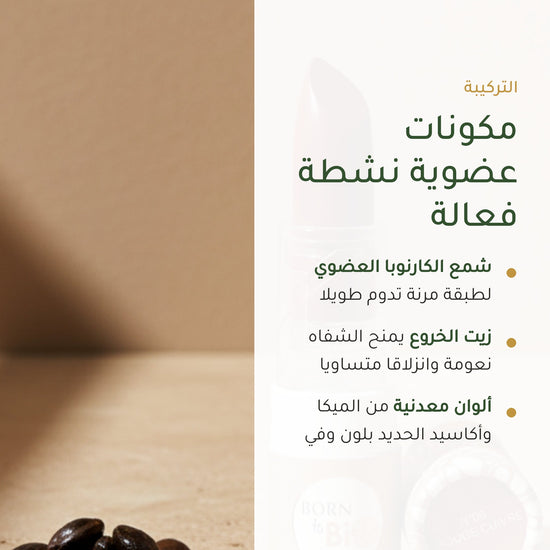روج عضوي غير لامع – تركيبة فرنسية | بورن تو بيو فيشي – شريحة 3