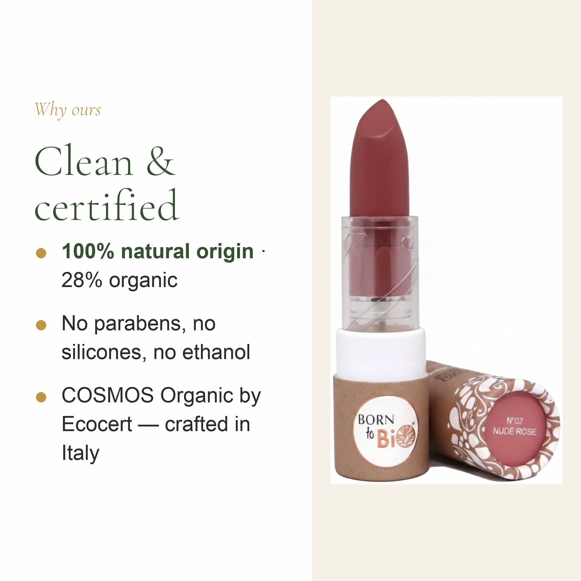 Organic Matte Lipstick – French Formula – slide 4