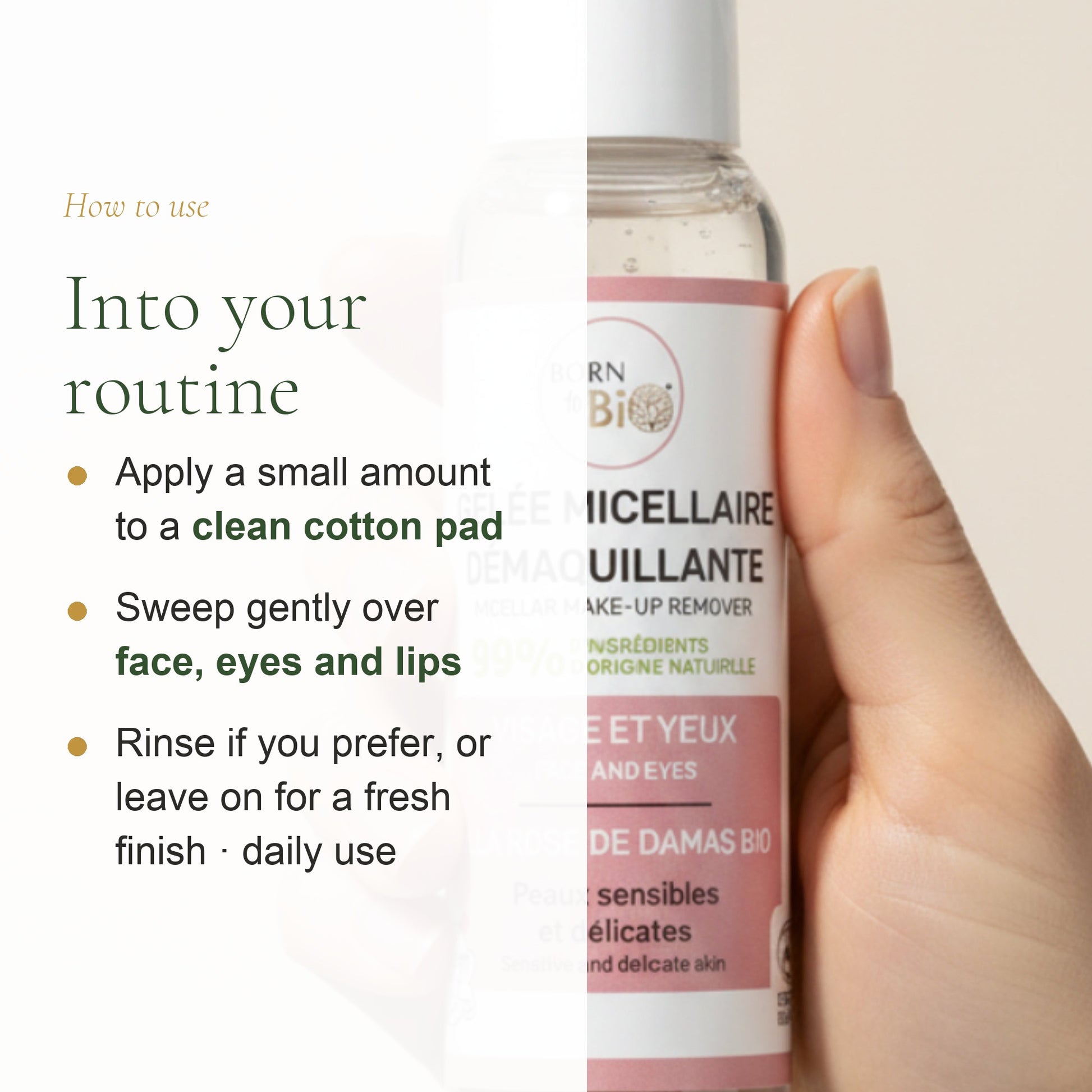 Organic Micellar Cleansing Gel – slide 6