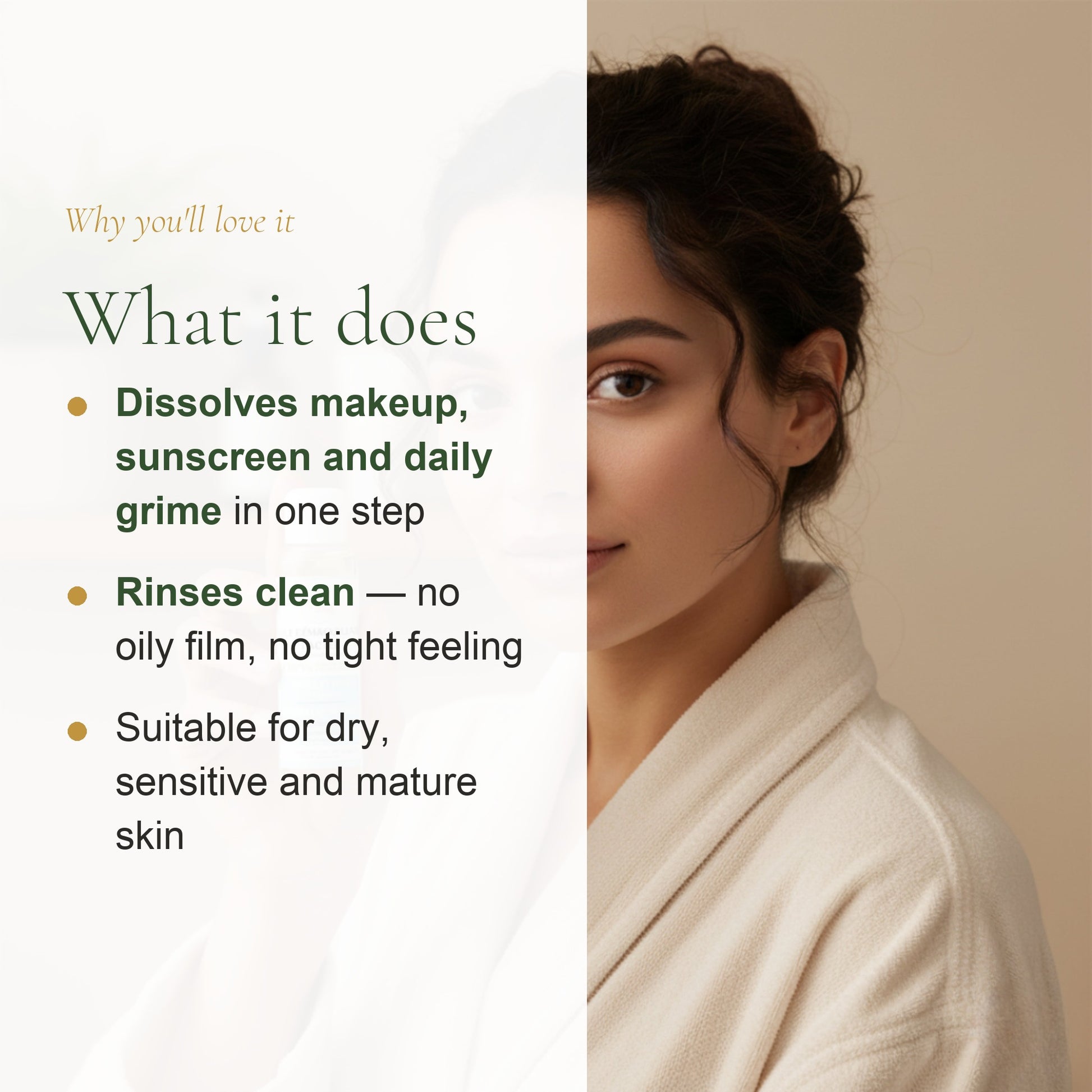 Organic Milky Cleansing Oil – slide 2