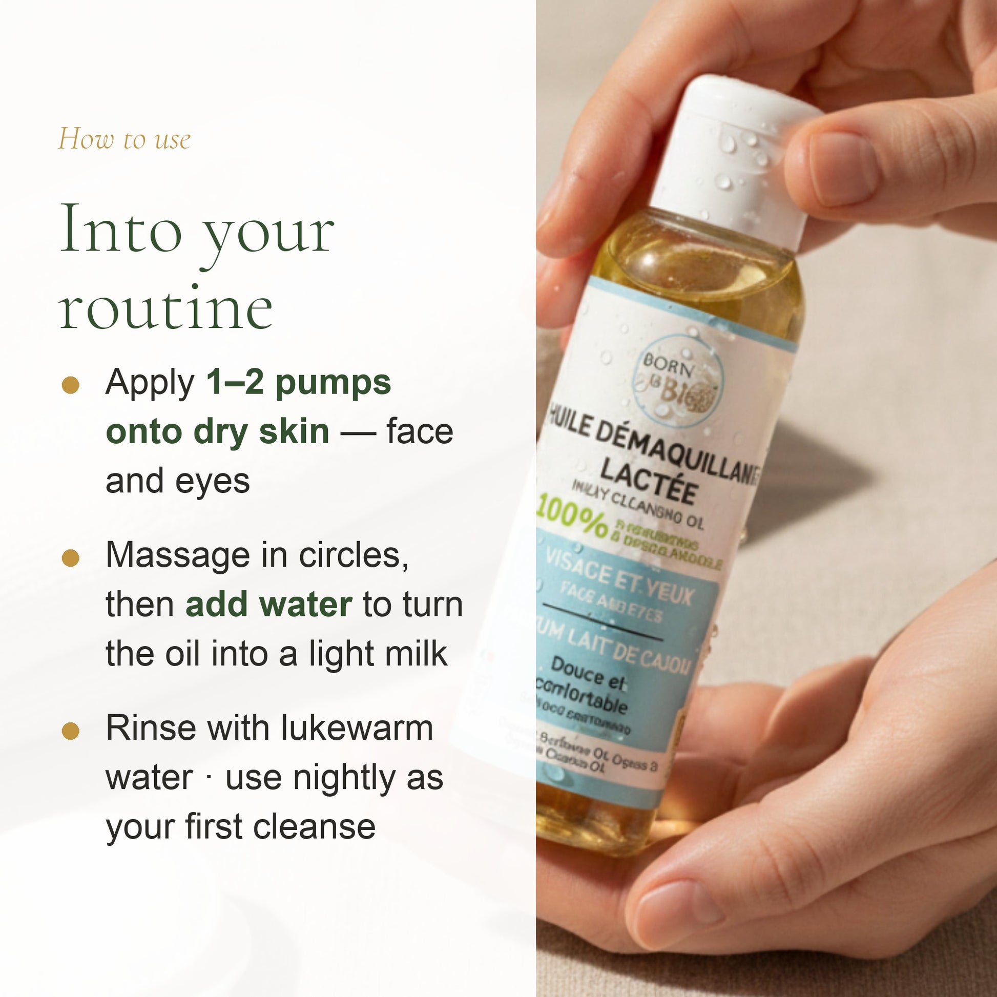 Organic Milky Cleansing Oil – slide 6