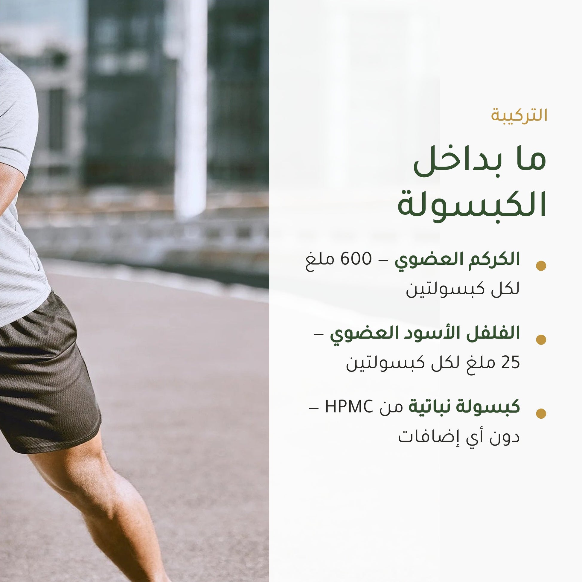 مكمل غذائي بالكركم والفلفل الأسود العضوي – شريحة 3