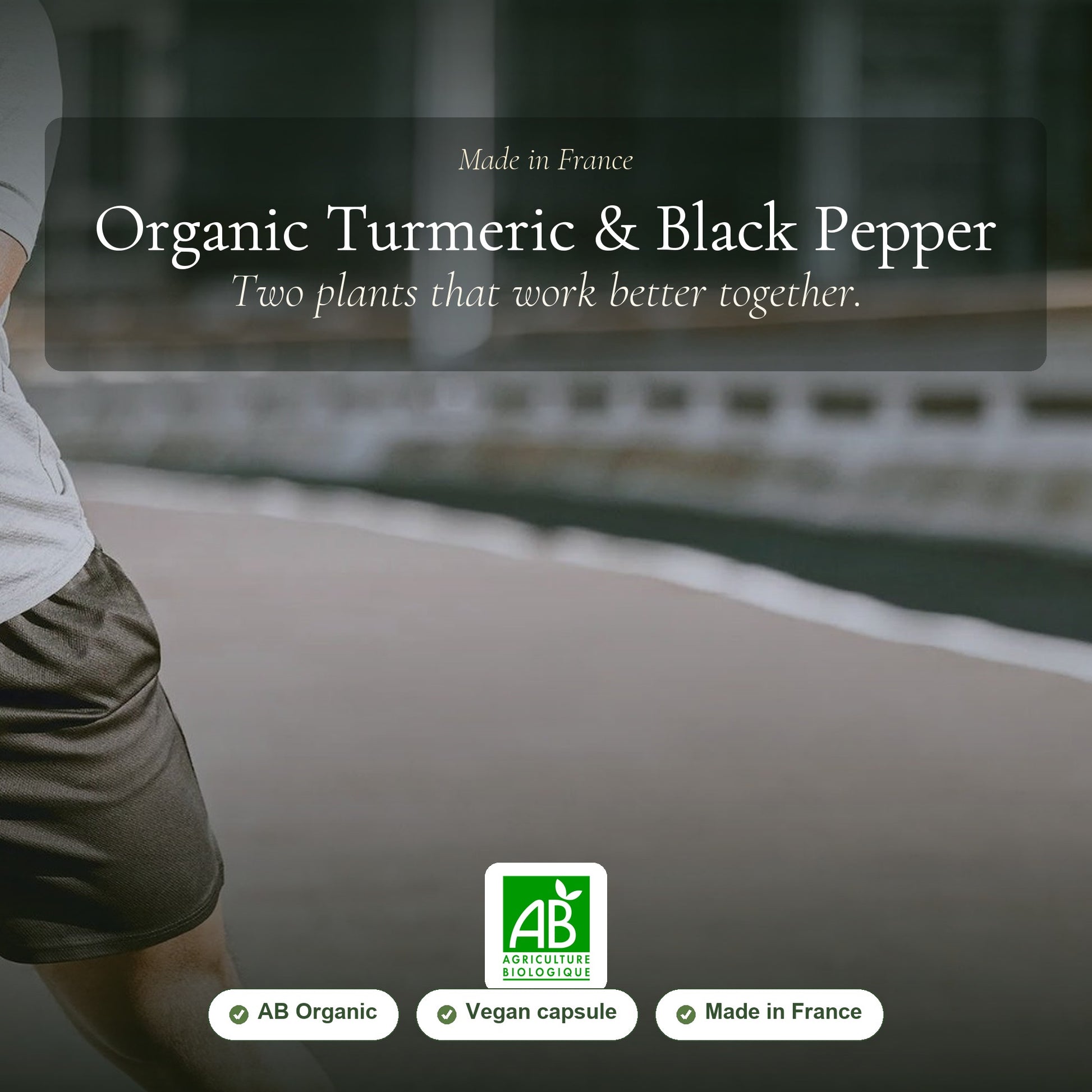 Organic Turmeric & Black Pepper Supplement – Joint & Liver Support – slide 1