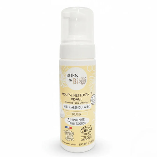Certified Organic Calendula Honey Face Cleansing Foam