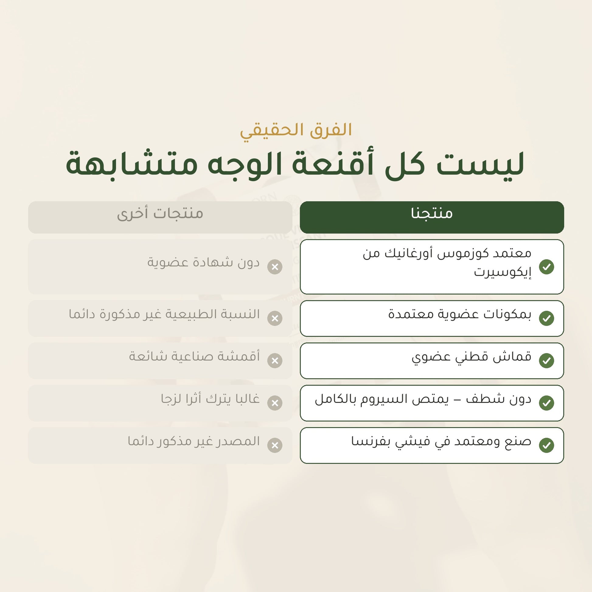 قناع القطن العضوي المغذّي للبشرة – مُعتمد عضويًا | بورن تو بيو فيشي – شريحة 5