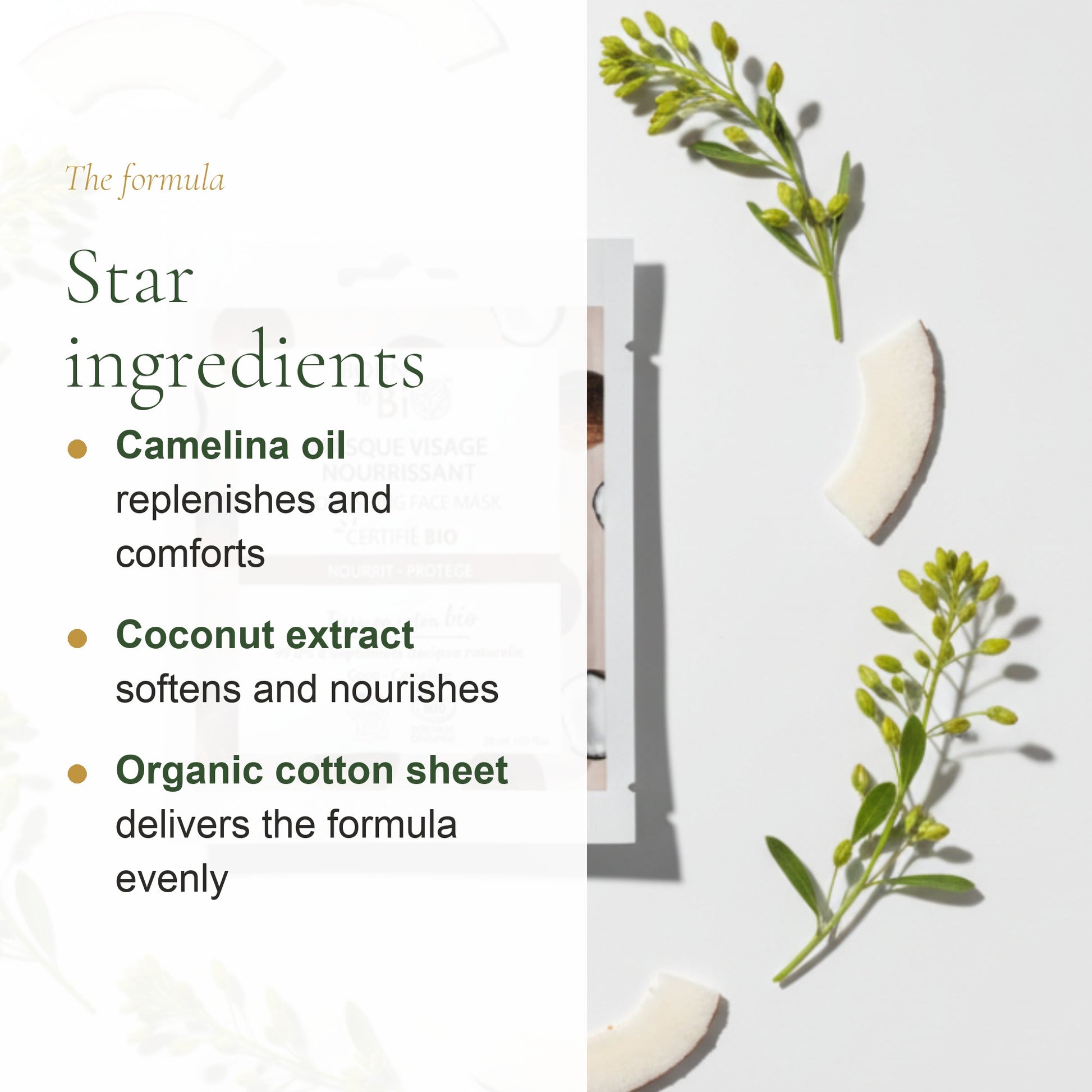Organic Cotton Nourishing Face Mask – slide 3