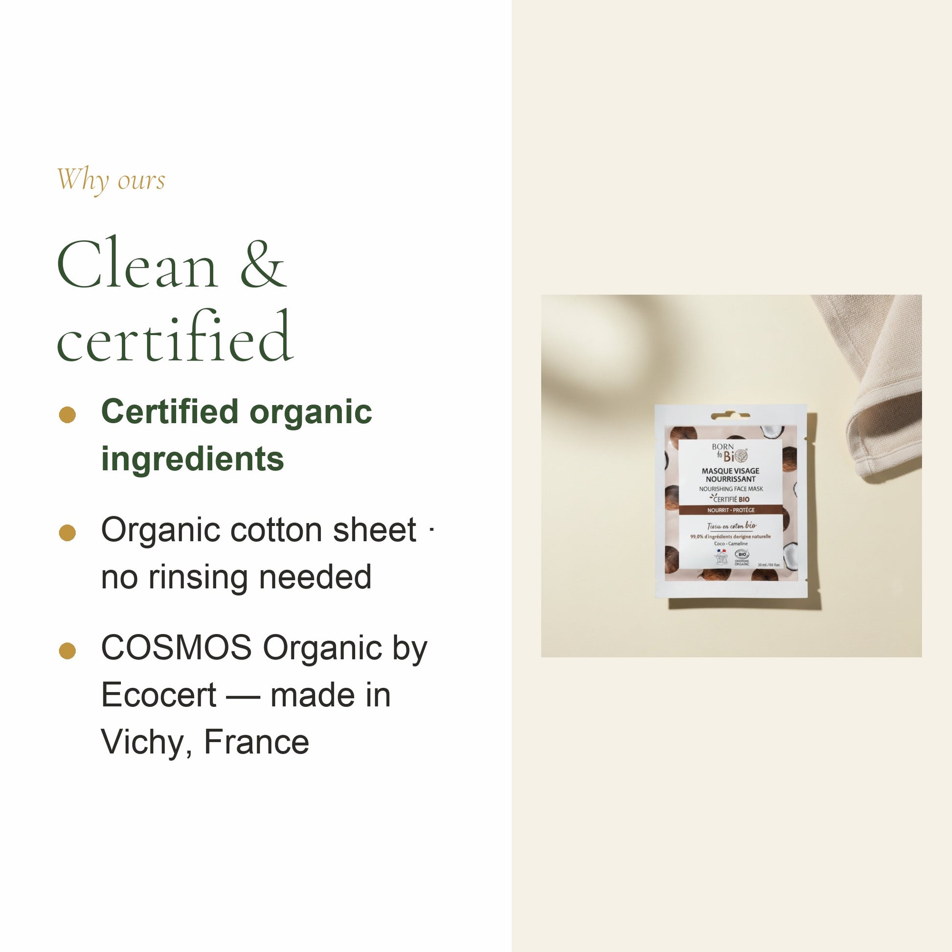 Organic Cotton Nourishing Face Mask – slide 4
