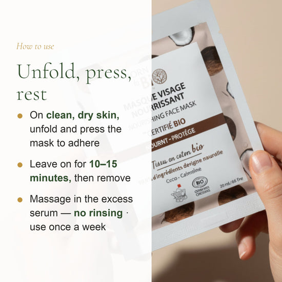 Organic Cotton Nourishing Face Mask – slide 6