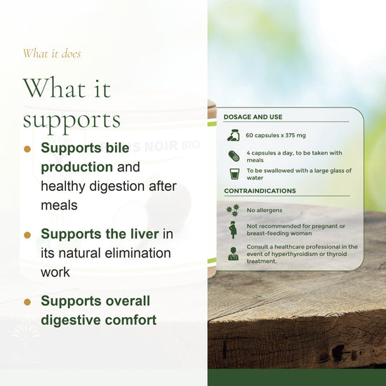 Organic Black Radish Supplement – Natural Support for Liver, Digestion & Inner Balance - Made in France – slide 2