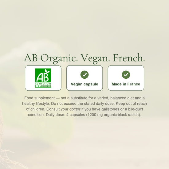 Organic Black Radish Supplement – Natural Support for Liver, Digestion & Inner Balance - Made in France – slide 7