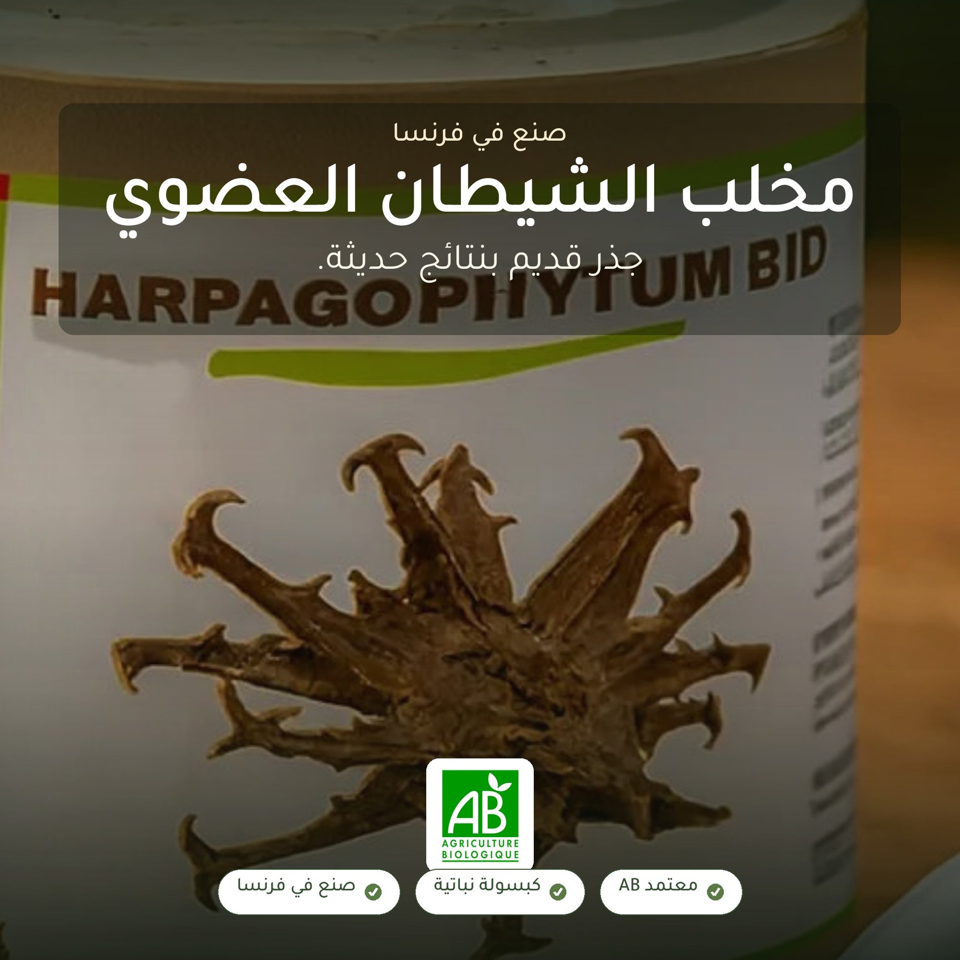 مكمل مخلب الشيطان العضوي – شريحة 1
