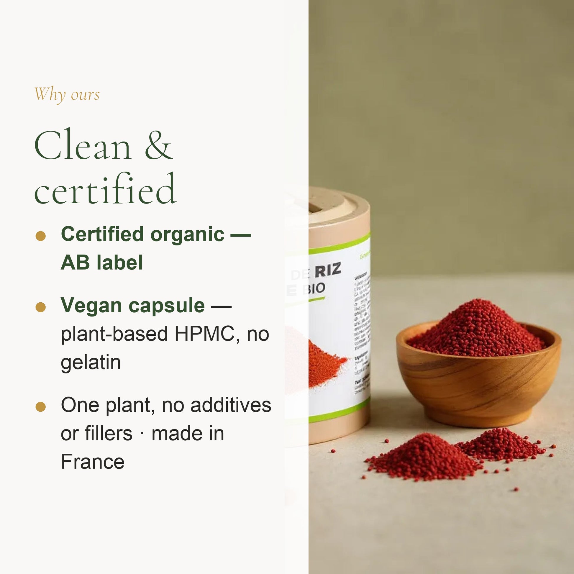 Organic Red Yeast Rice – Heart Health & Cholesterol Support – slide 4