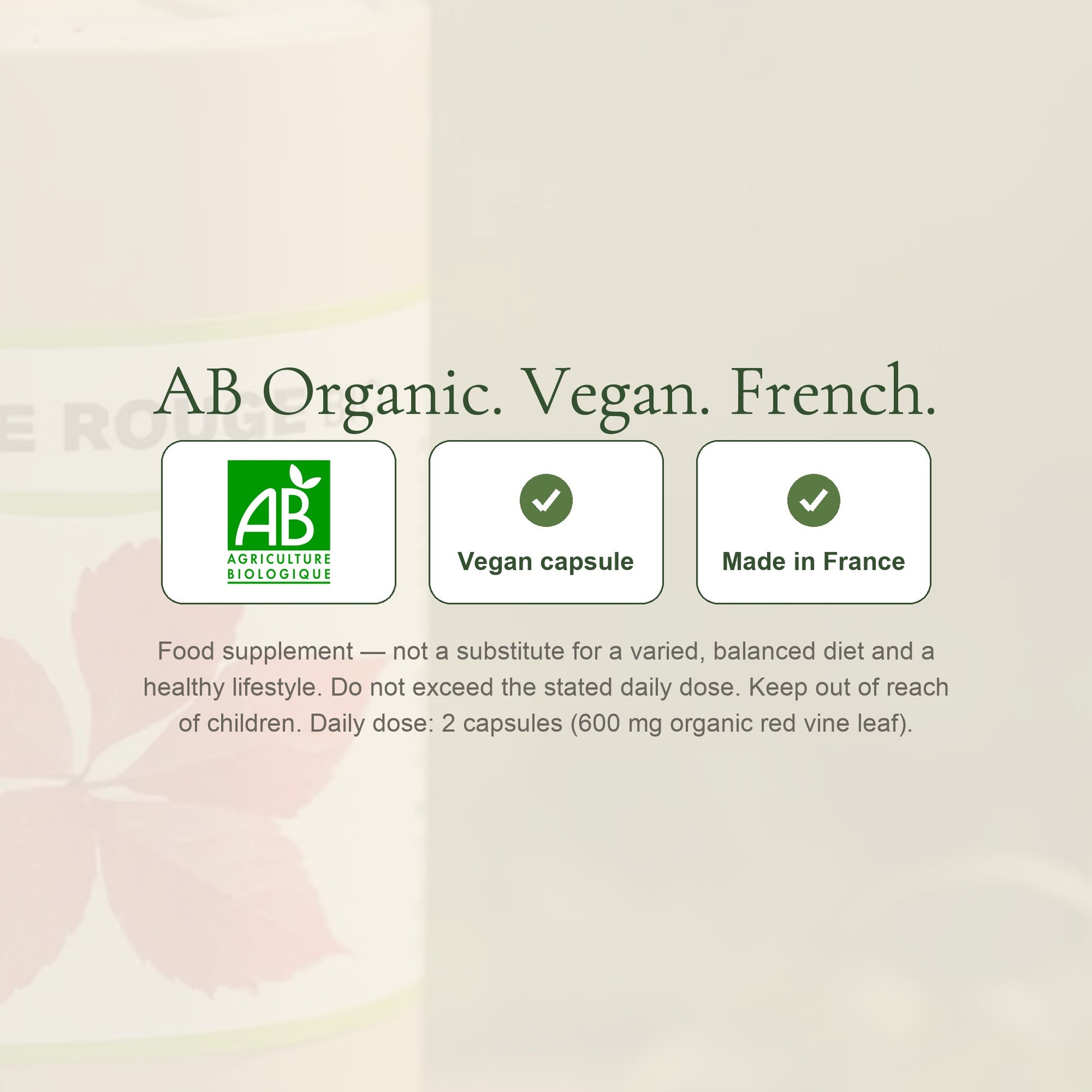 Organic Red Vine Leaf Supplement – Boosts Circulation & Enhances Skin Radiance – slide 7