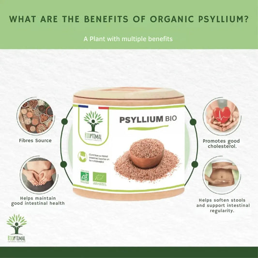 organic psyllium food supplement