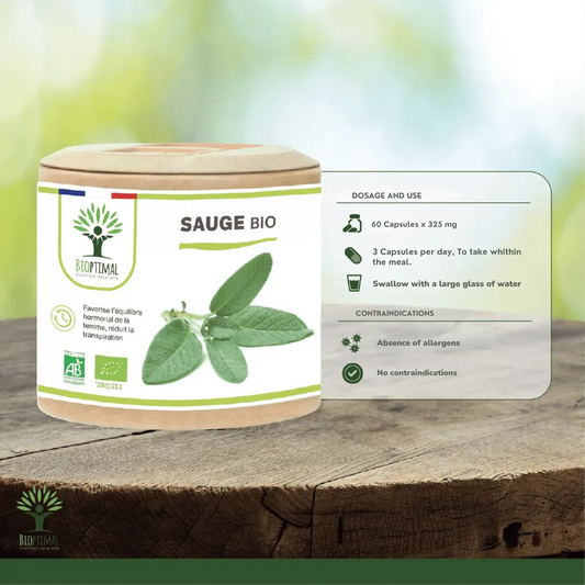 Organic sage Food supplement