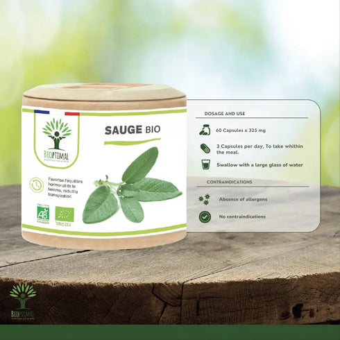 Organic sage Food supplement