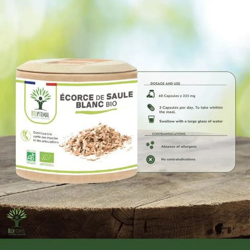 Organic Willow bark from the French Pharmacy