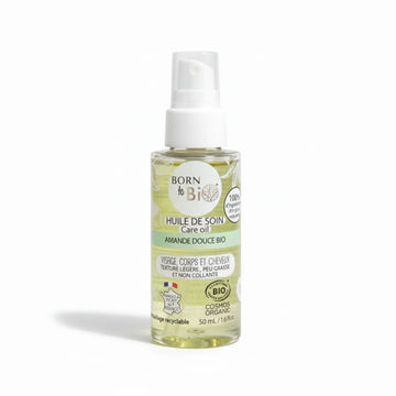 Organic Sweet Almond Care Oil – Certified Organic | Born to Bio Vichy