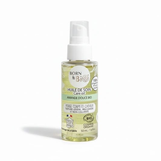 Organic Sweet Almond Care Oil – Certified Organic | Born to Bio Vichy