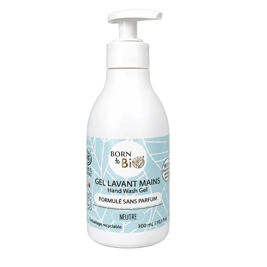 Organic French fragrance-free hand wash gel 300 ml - certified natural clean halal hand soap, free delivery Saudi Arabia