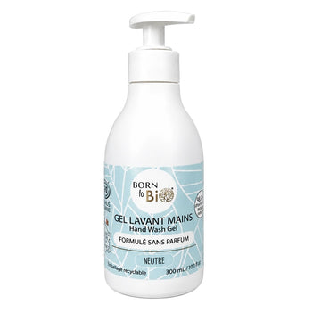 Organic French fragrance-free hand wash gel 300 ml - certified natural clean halal hand soap, free delivery Saudi Arabia