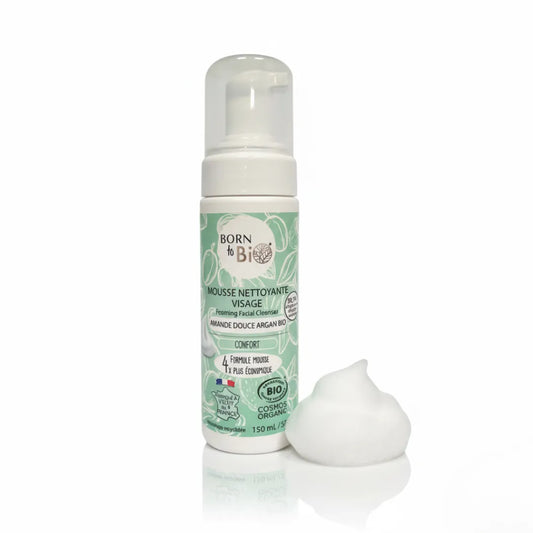 Organic Almond & Argan Face Cleansing Foam | Born to Bio Vichy