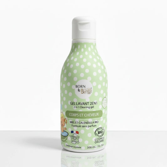 Organic 2-in-1 Baby Cleansing Gel – Certified Organic | Born to Bio Vichy