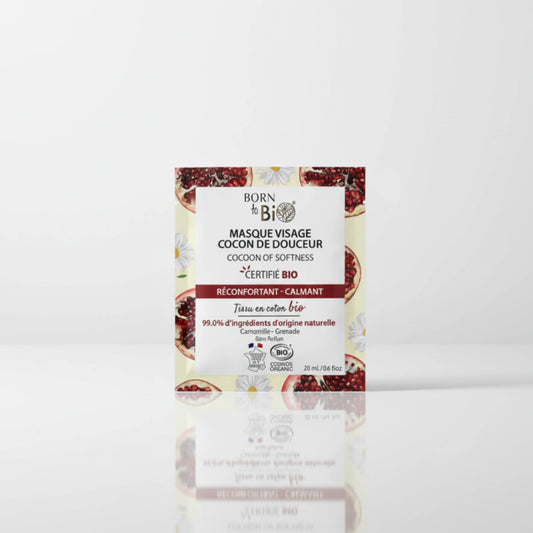 قناع العناية المهدّئة بالبشرة الحساسة – مُعتمد عضويًا | بورن تو بيو فيشي