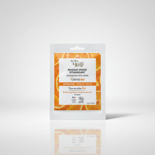 قناع وجه منشّط بالقطن – مُعتمد عضويًا | بورن تو بيو فيشي