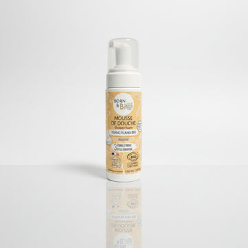 رغوة استحمام عضوية برائحة الإيلانغ إيلانغ – مُعتمدة عضويًا | بورن تو بيو فيشي