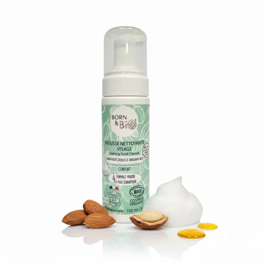 Organic Almond & Argan Face Cleansing Foam | Born to Bio Vichy
