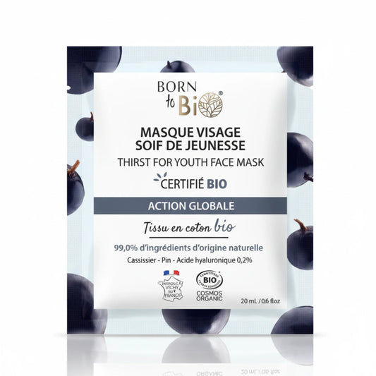 Organic Anti-Aging Cotton Face Mask – Made in Vichy, France | Born to Bio Vichy