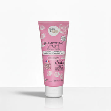 Organic Coconut & Raspberry Vinegar Shampoo for All Hair Types – Certified Organic | Born to Bio Vichy