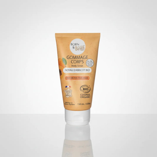 Organic Apricot Kernel Body Scrub – Certified Organic | Born to Bio Vichy
