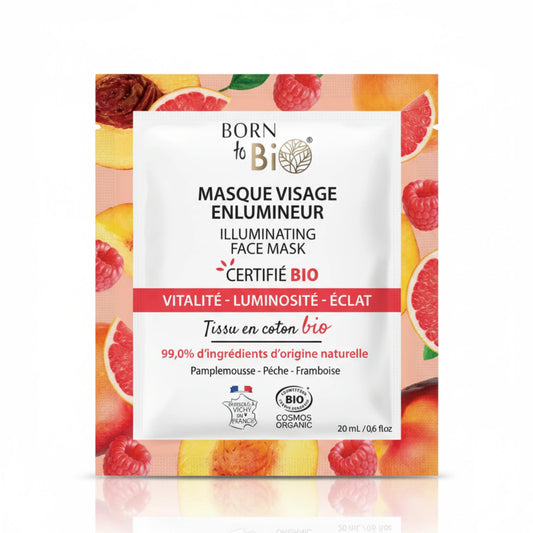 Organic Illuminating Cotton Face Mask – Made in Vichy, France | Born to Bio Vichy