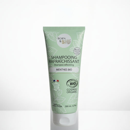Refreshing Mint Shampoo for Oily Hair – Certified Organic | Born to Bio Vichy