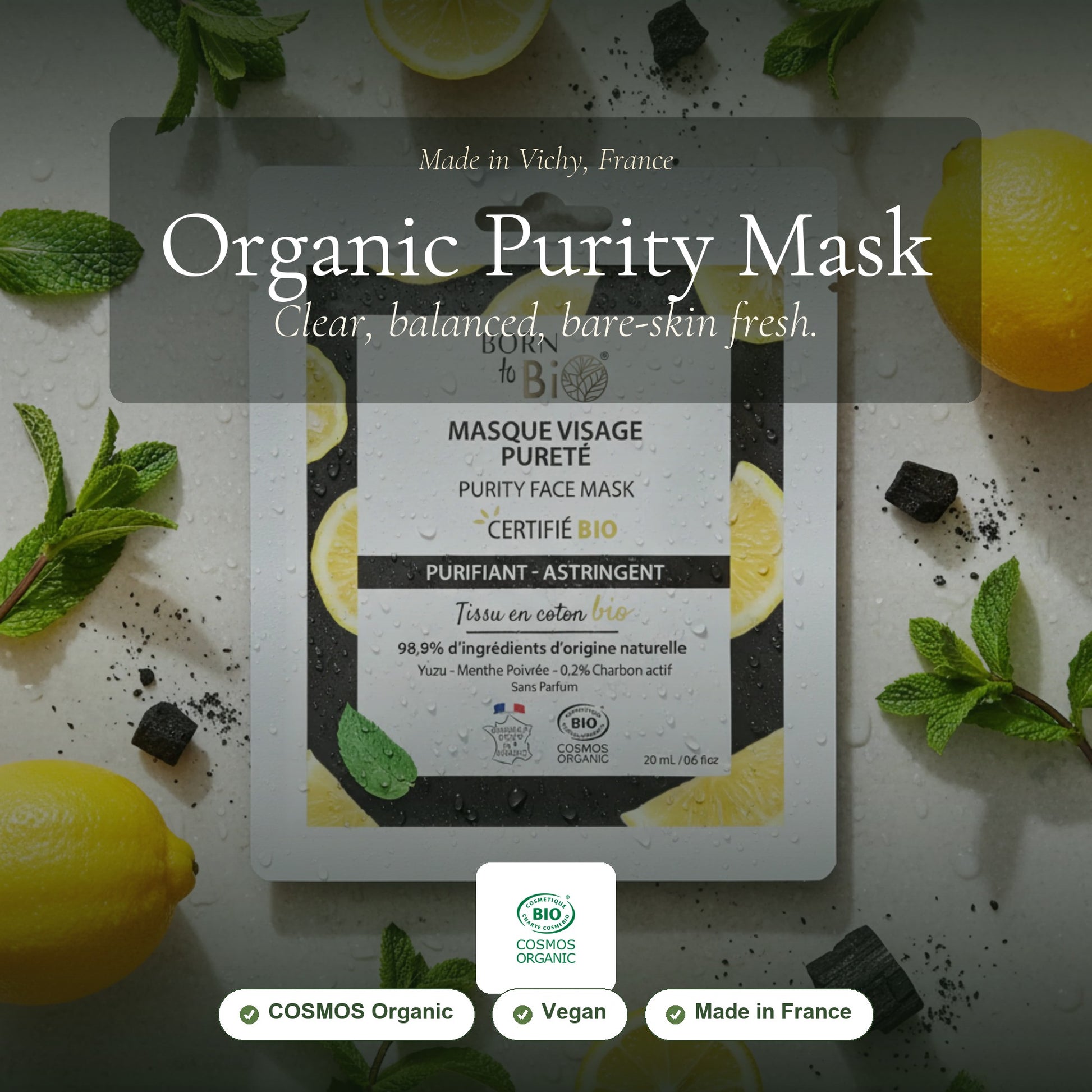 Organic Purity Cotton Face Mask – slide 1