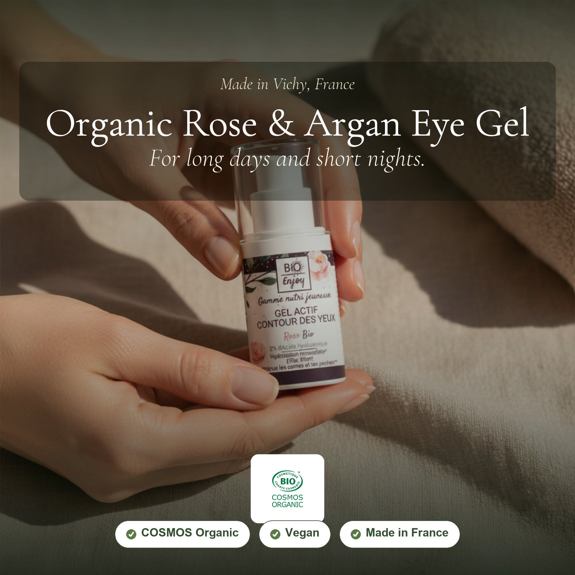 Organic Rose & Argan Eye Contour Gel – slide 1