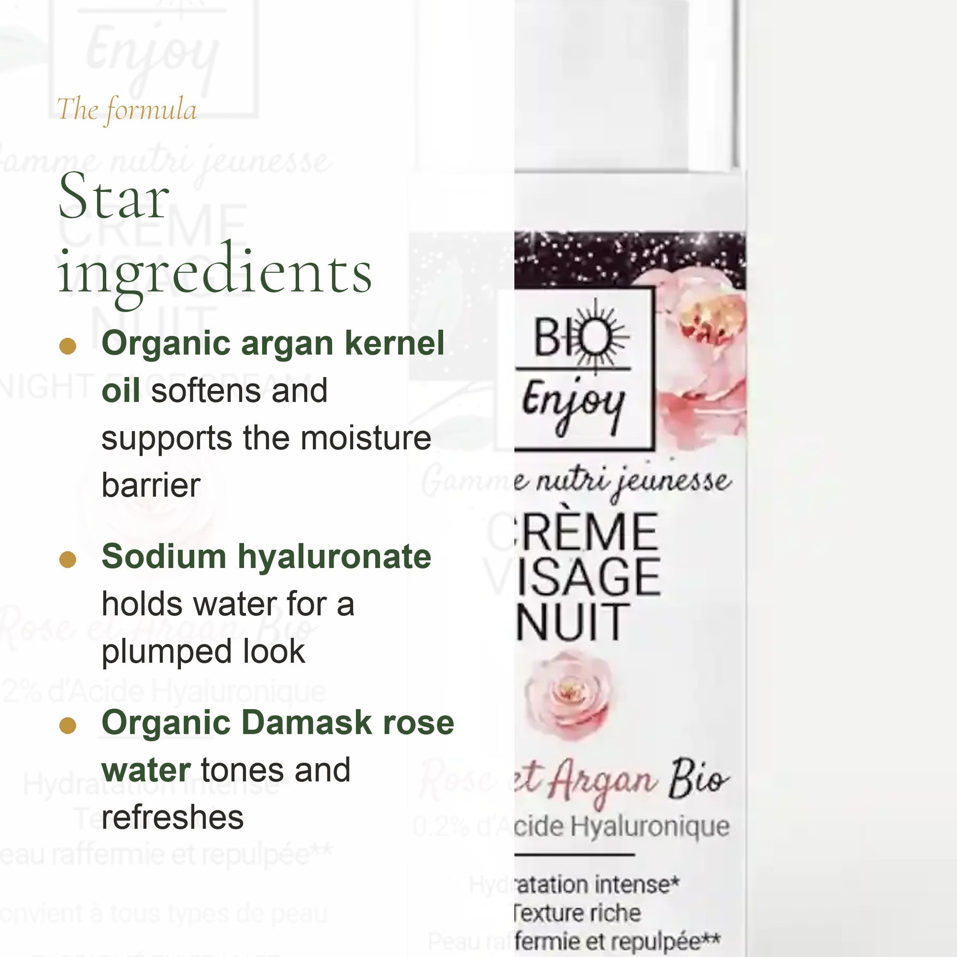 Organic Rose & Argan Night Cream – slide 3