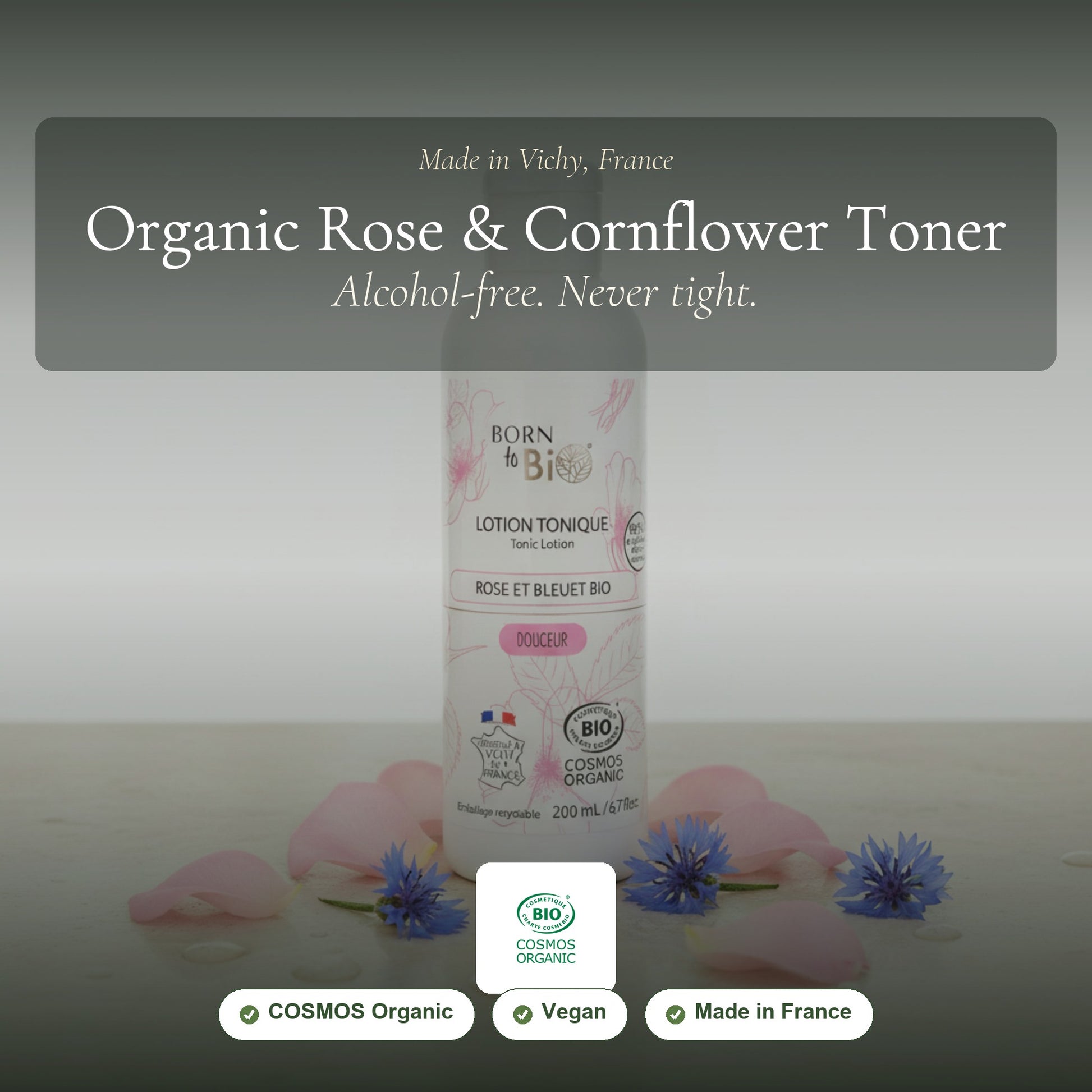 Organic Rose & Cornflower Toner – slide 1