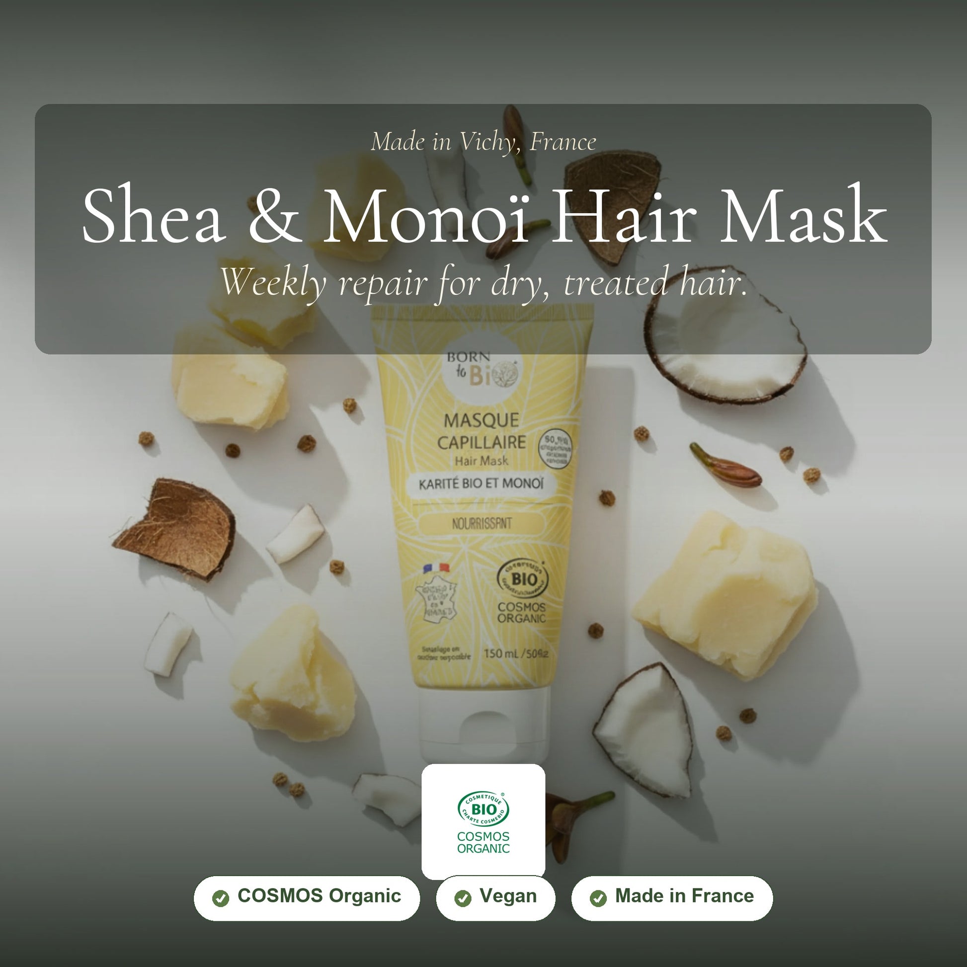 Organic Shea & Monoï Hair Mask – slide 1
