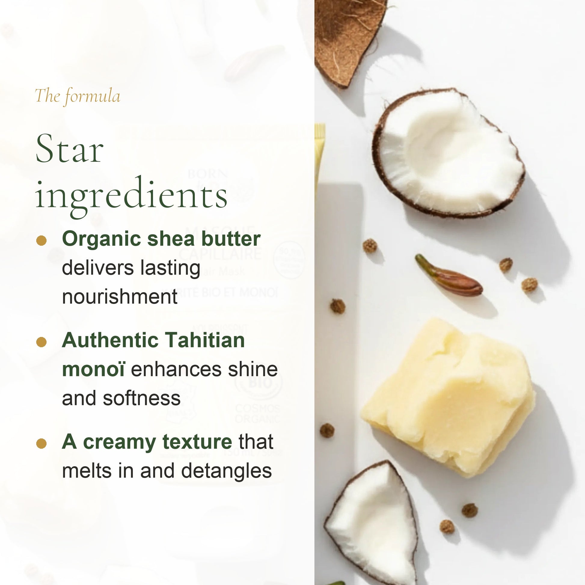 Organic Shea & Monoï Hair Mask – slide 3